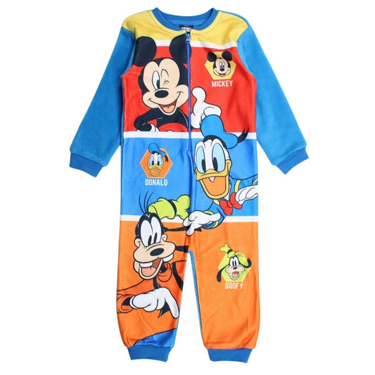 Combinaison polaire Mickey - 3A Garçon - Enfant - Marine - 100% Polyester - TrendyFlair