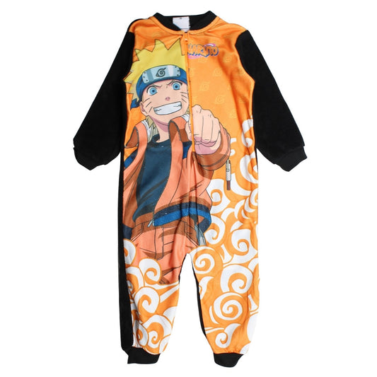 Combinaison polaire Naruto - 3A Garçon - Enfant - Orange - 100% Polyester - TrendyFlair