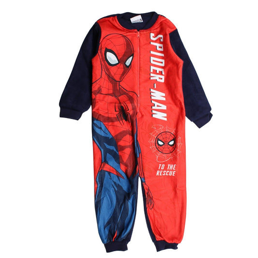 Combinaison polaire Spiderman - 3A Garçon - Enfant - Rouge - 100% Polyester - TrendyFlair