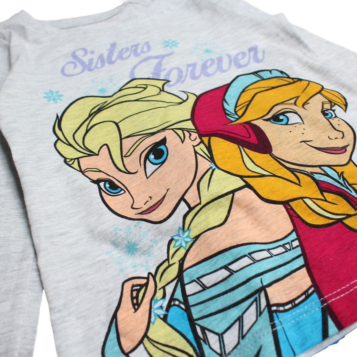 Pyjama fille La Reine des Neiges - 4A Fille - Enfant - Bleu - 100% Coton - TrendyFlair