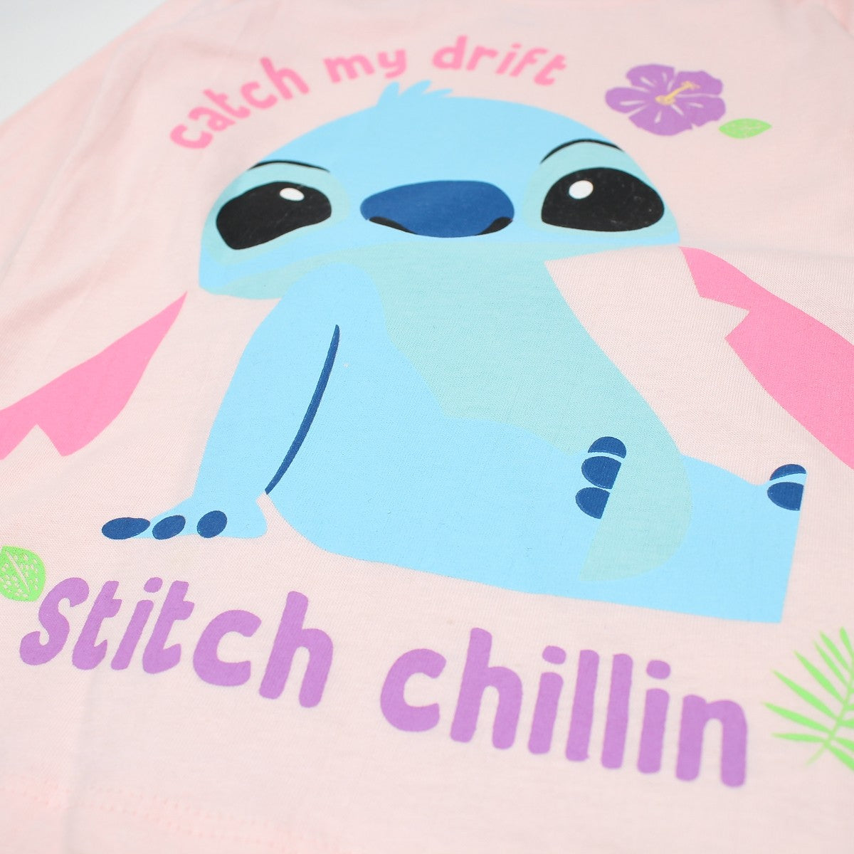 Pyjama fille Lilo & Stitch - 4A Fille - Enfant - Marine - 100% Coton - TrendyFlair