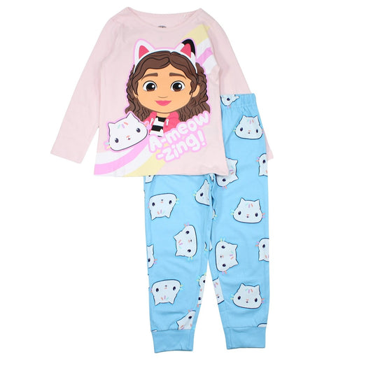 Pyjama fille Gabby - 4A Fille - Enfant - Mauve - 100% Coton - TrendyFlair