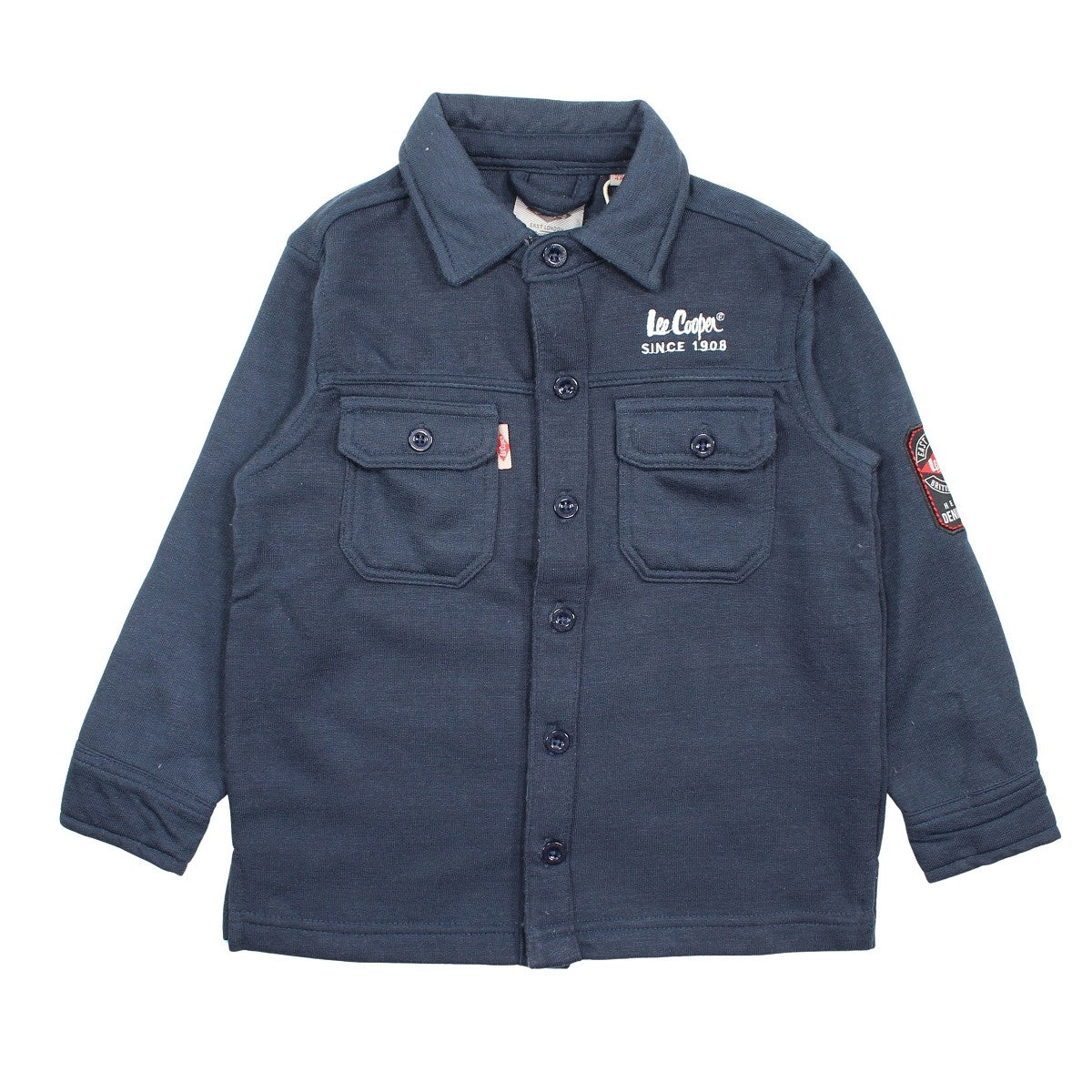 Chemise polaire garçon Lee Cooper - 4A Garçon - Enfant - Marine - 90% Coton, 10% VISCOSE - TrendyFlair