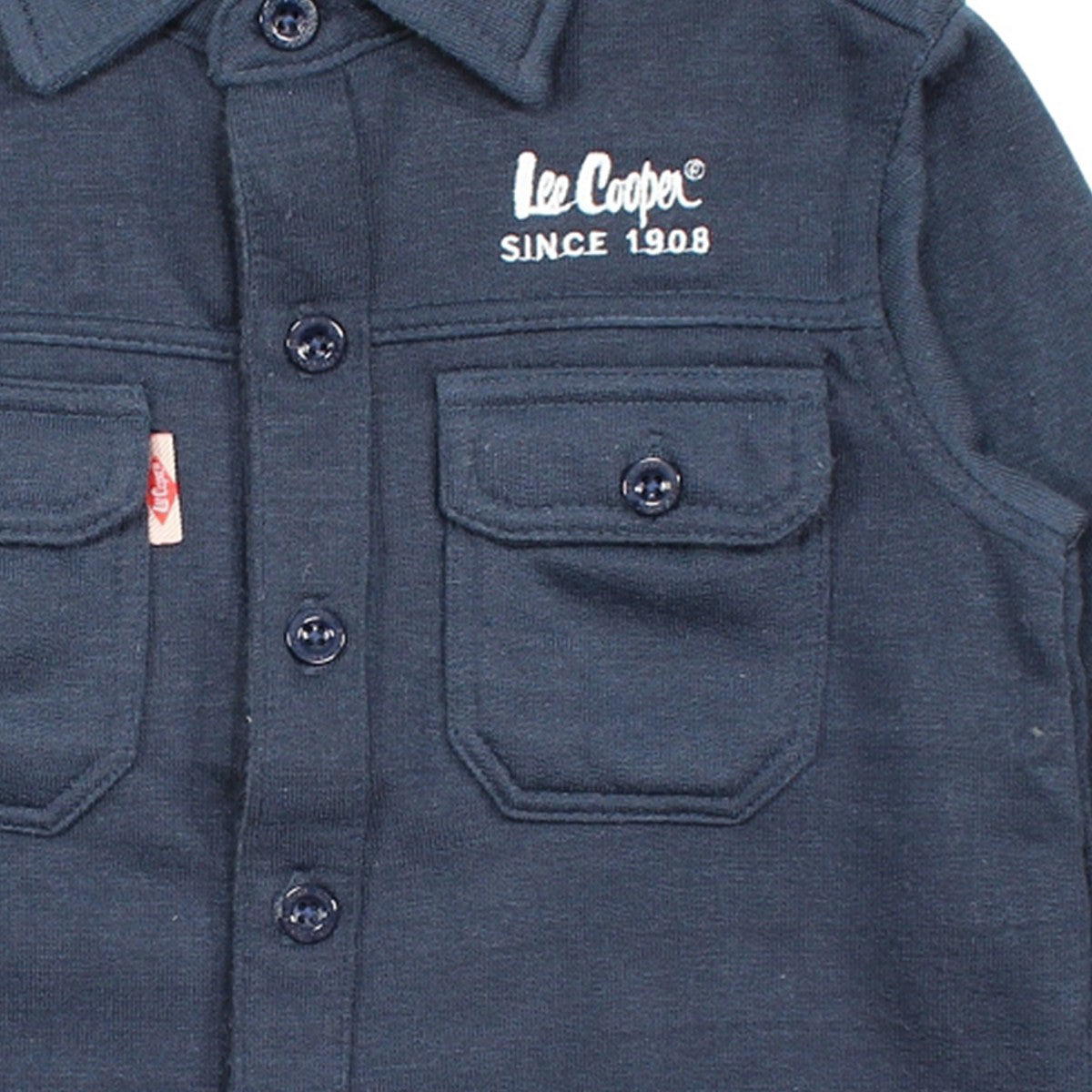 Chemise polaire garçon Lee Cooper - 4A Garçon - Enfant - Marine - 90% Coton, 10% VISCOSE - TrendyFlair