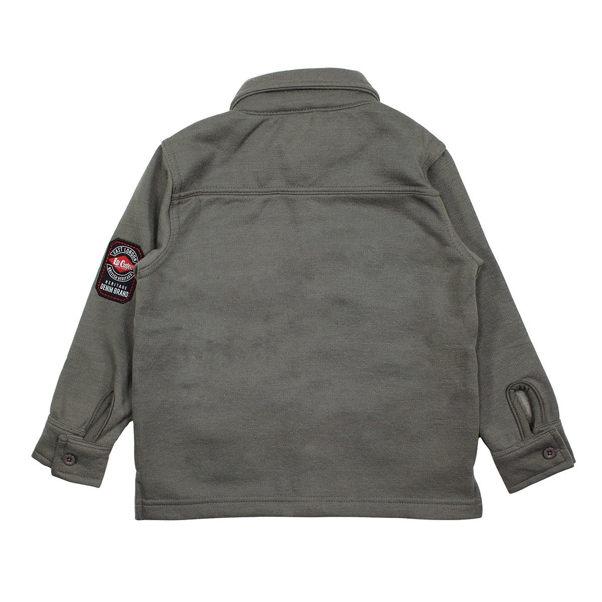Chemise polaire garçon Lee Cooper - 4A Garçon - Enfant - Kaki - 90% Coton, 10% VISCOSE - TrendyFlair