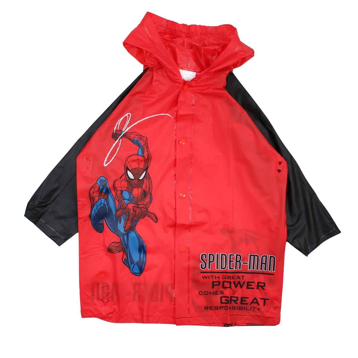 Impermeable garçon Spiderman - 3/4A Garçon - Enfant - Rouge - 100% Pvc - TrendyFlair
