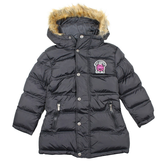 Parka fille Lee Cooper - 4A Fille - Enfant - Noir - 100% Coton - TrendyFlair