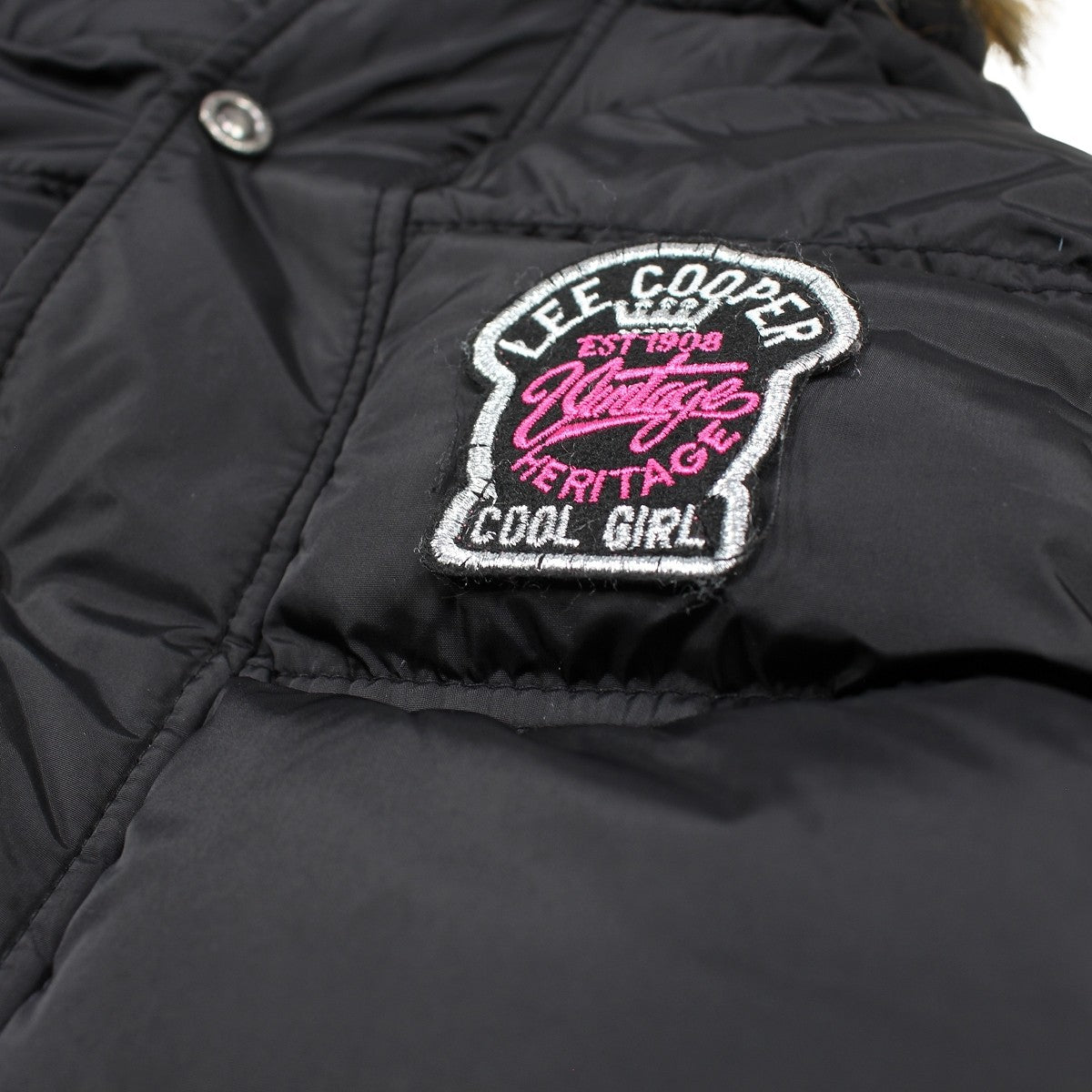 Parka fille Lee Cooper - 4A Fille - Enfant - Noir - 100% Coton - TrendyFlair
