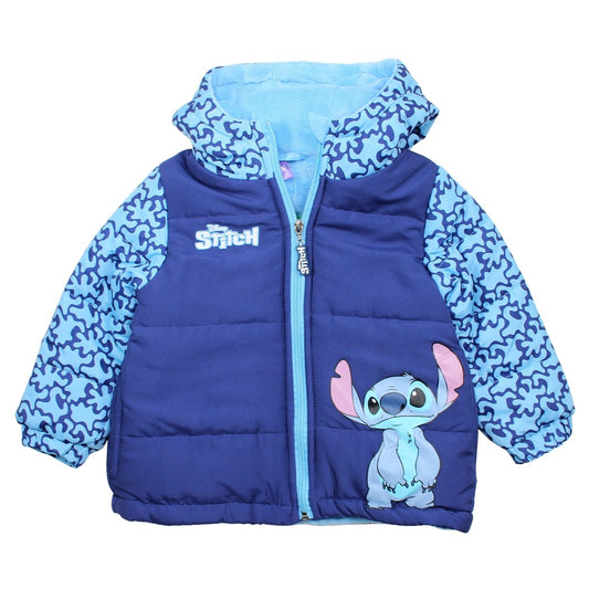 Parka Garçon Lilo & Stitch - 4A Garçon - Enfant - Marine - 100% Polyester - TrendyFlair