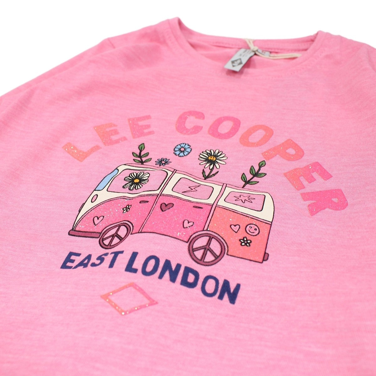Pyjama fille Lee Cooper - 8A Fille - Enfant - Rose - 65% Polyester, 35% Coton - TrendyFlair