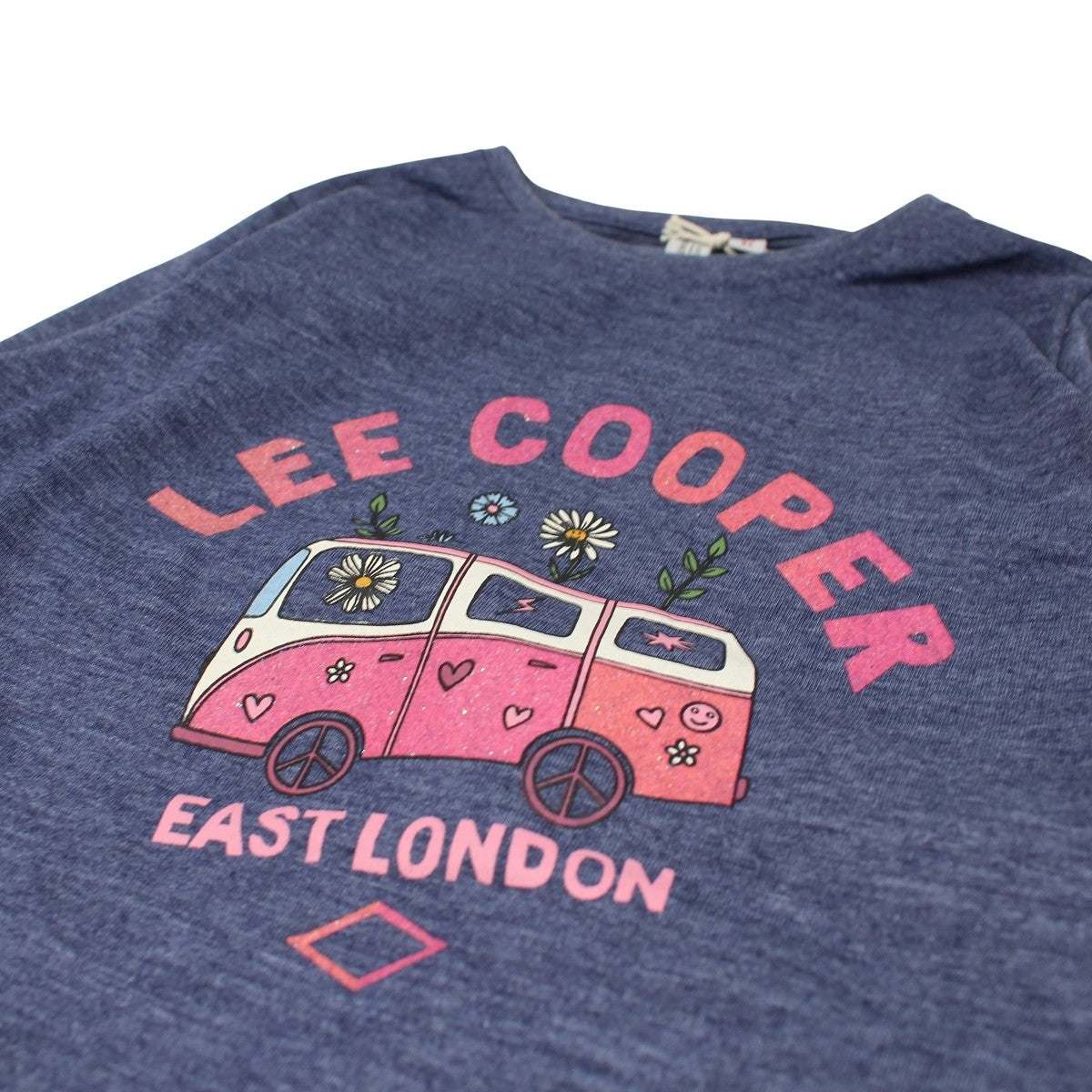 Pyjama fille Lee Cooper - 8A Fille - Enfant - Marine - 65% Polyester, 35% Coton - TrendyFlair