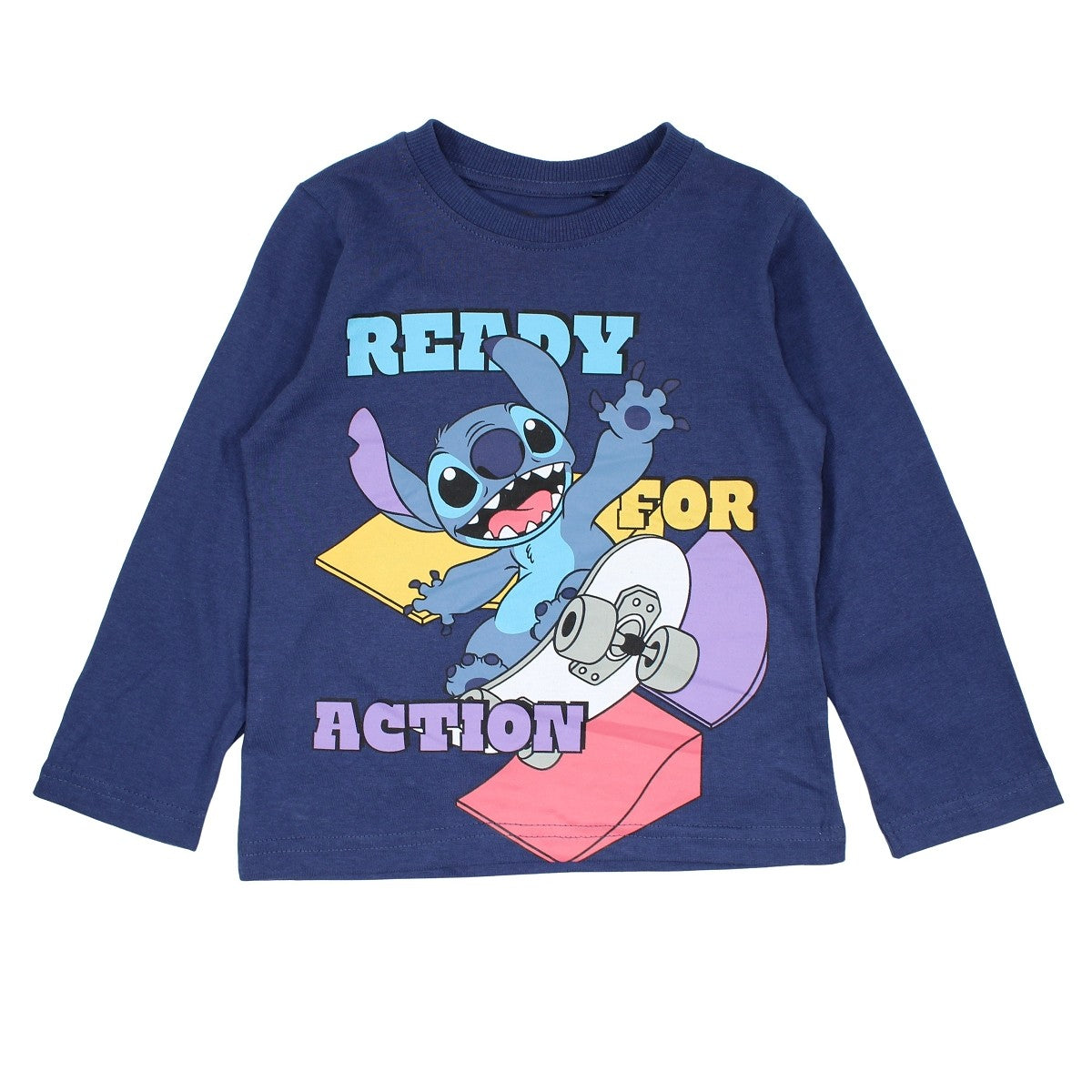 Pyjama garçon Lilo & Stitch - 8A Garçon - Enfant - Marine - 100% Coton - TrendyFlair