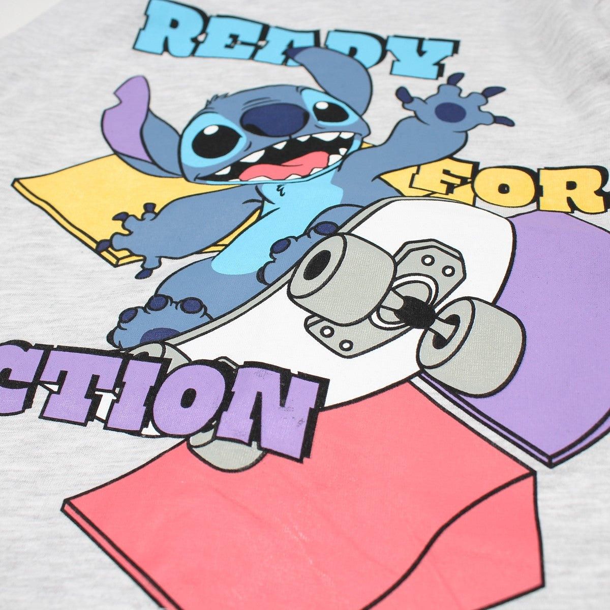 Pyjama garçon Lilo & Stitch - 8A Garçon - Enfant - Gris - 100% Coton - TrendyFlair