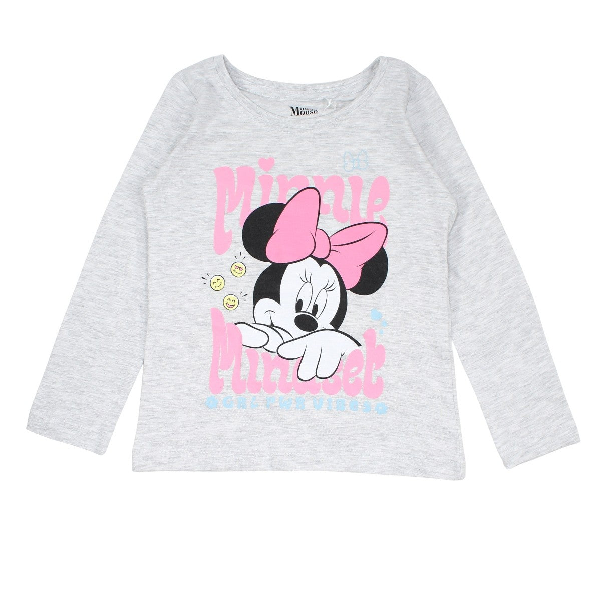 Pyjama fille Minnie - 8A Fille - Enfant - Gris - 100% Coton - TrendyFlair