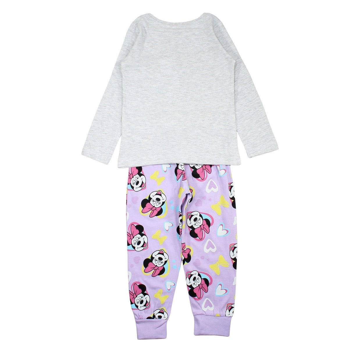 Pyjama fille Minnie - 8A Fille - Enfant - Gris - 100% Coton - TrendyFlair