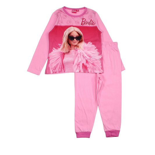 Pyjama coton Fille Barbie - 3A Fille - Enfant - Rose clair - 100% Coton - TrendyFlair