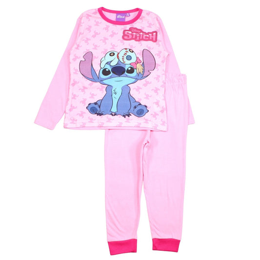 Pyjama coton Fille Lilo & Stitch - 3A Fille - Enfant - Rose clair - 100% Coton - TrendyFlair