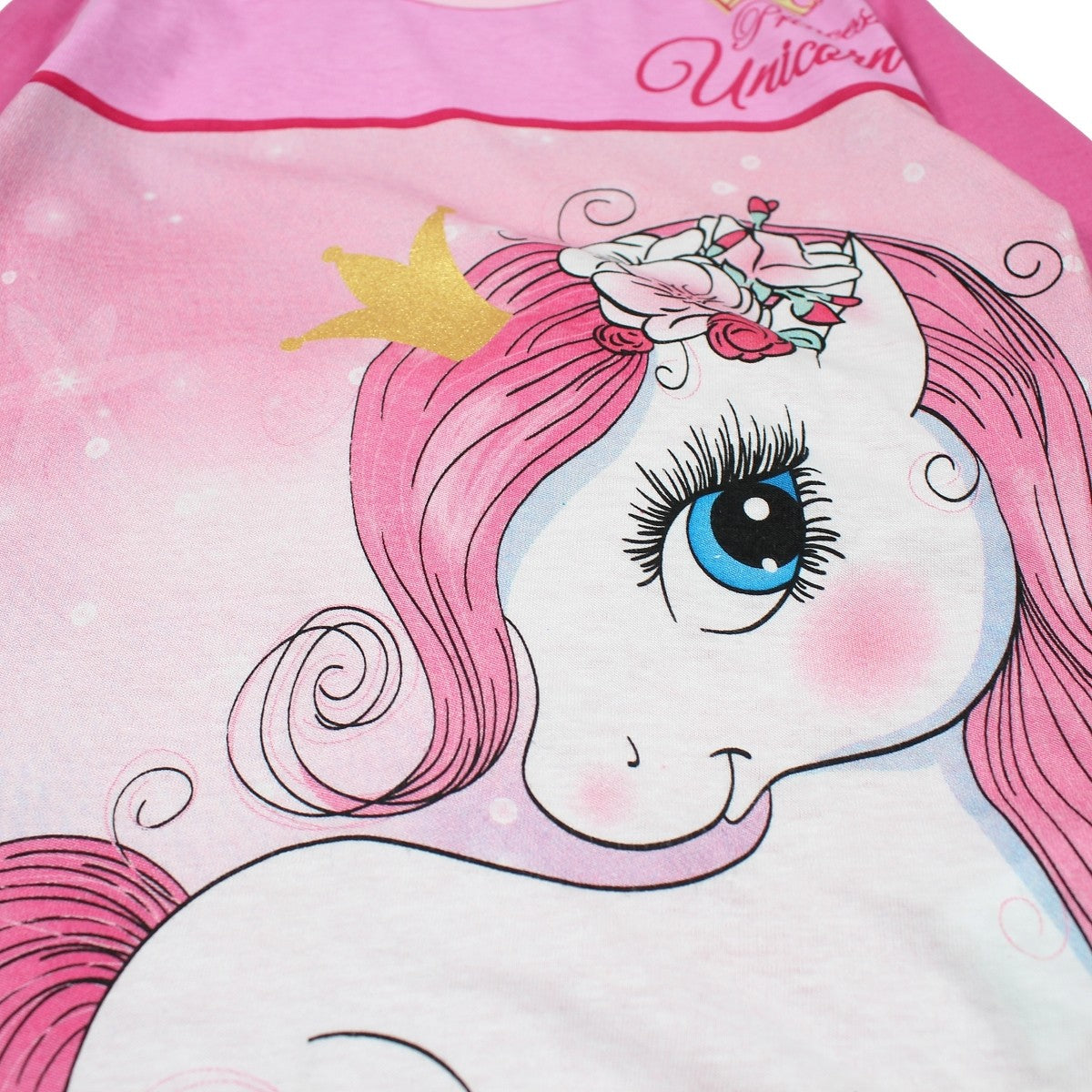 Pyjama coton Fille Unicorn - 3A Fille - Enfant - Rose  - 100% Coton - TrendyFlair