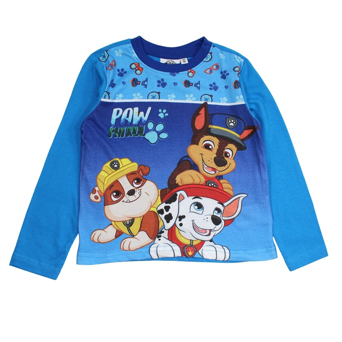 Pyjama coton Garçon Paw Patrol - 3A Garçon - Enfant - Bleu  - 100% Coton - TrendyFlair