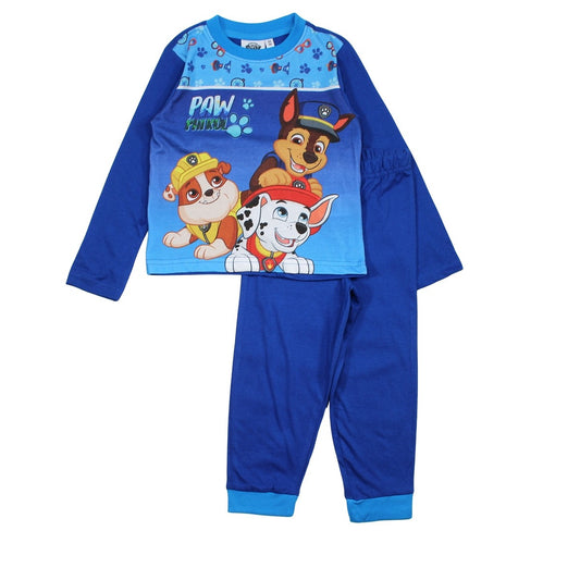 Pyjama coton Garçon Paw Patrol - 3A Garçon - Enfant - Marine - 100% Coton - TrendyFlair