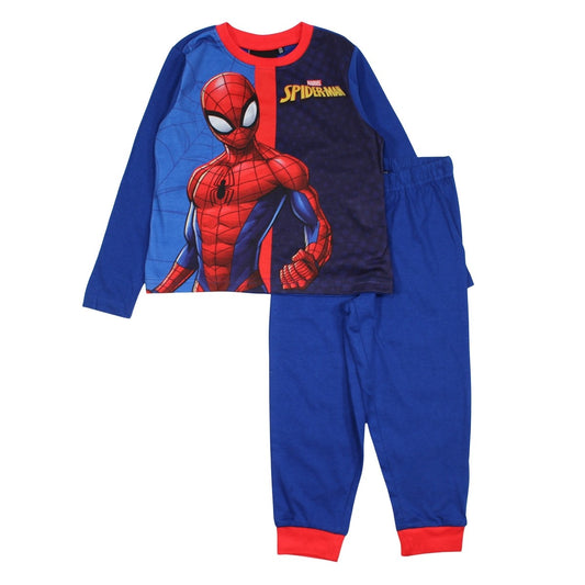 Pyjama coton Garçon Spiderman - 3A Garçon - Enfant - Marine - 100% Coton - TrendyFlair