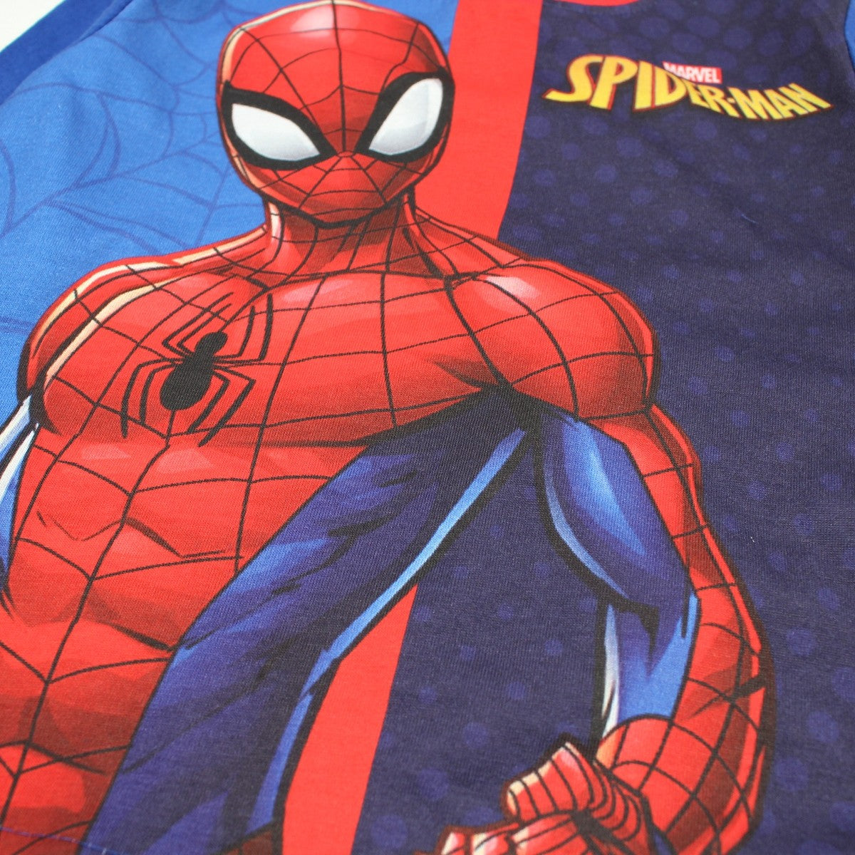 Pyjama coton Garçon Spiderman - 3A Garçon - Enfant - Marine - 100% Coton - TrendyFlair