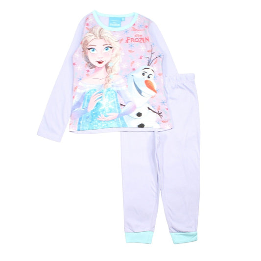 Pyjama coton Fille La Reine des Neiges - 3A Fille - Enfant - Mauve - 100% Coton - TrendyFlair