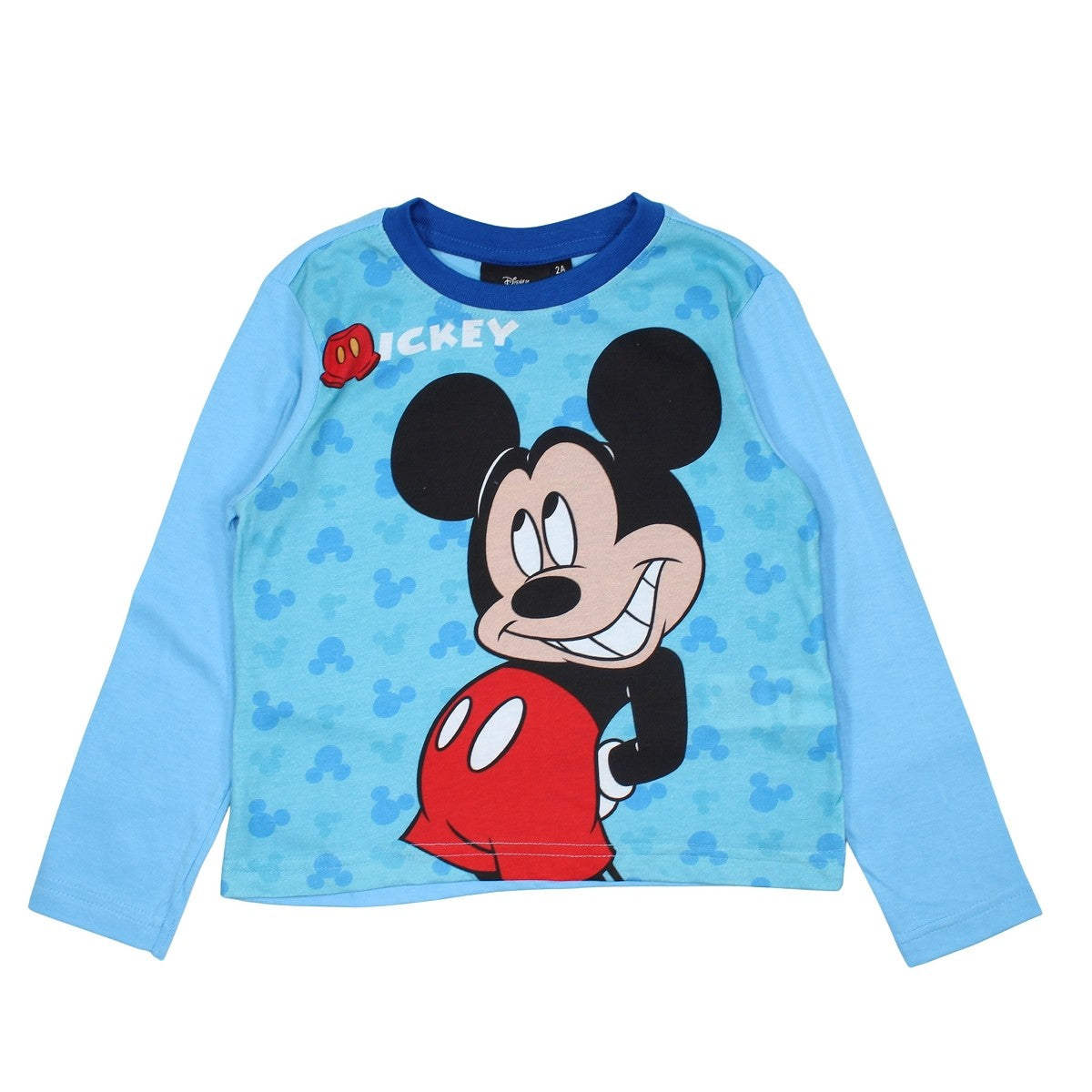 Pyjama coton Garçon Mickey - 2A Garçon - Enfant - Bleu - 100% Coton - TrendyFlair