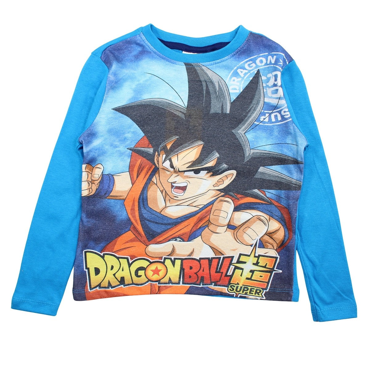 T-Shirt manches longues garçon Dragon Ball Z - 3A Garçon - Enfant - Bleu - 100% Coton - TrendyFlair