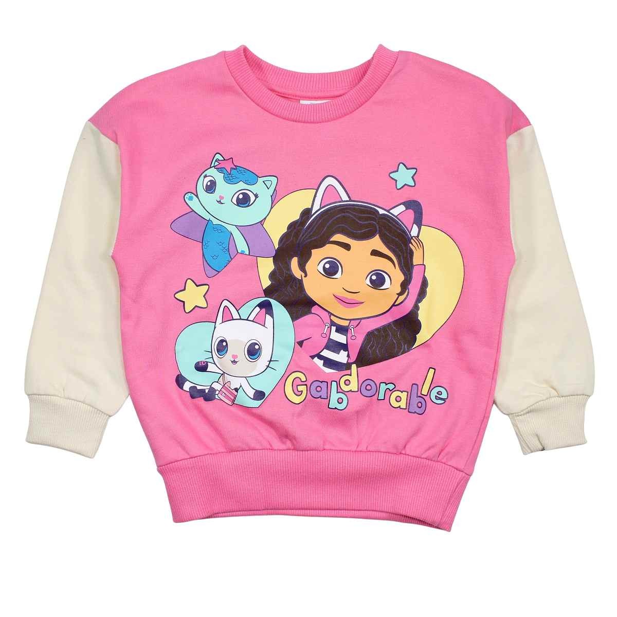 Sweat fille Gabby - 4A Fille - Enfant - Rose - 100% Coton - TrendyFlair