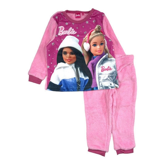 Pyjama Fille Barbie - 3A Fille - Enfant - Rose - 100% Polyester  - TrendyFlair