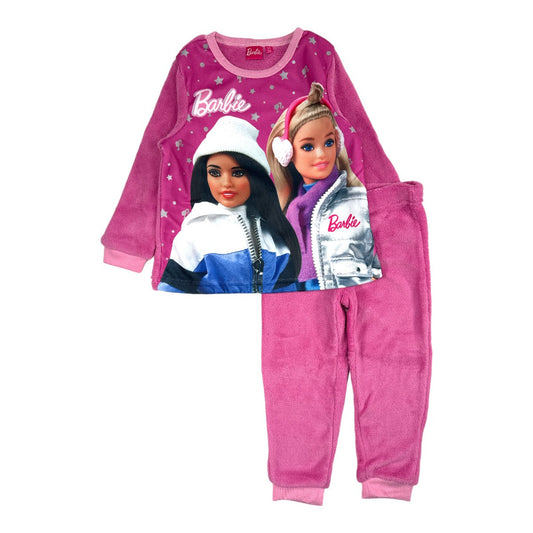 Pyjama Fille Barbie - 3A Fille - Enfant - Fushia - 100% Polyester  - TrendyFlair