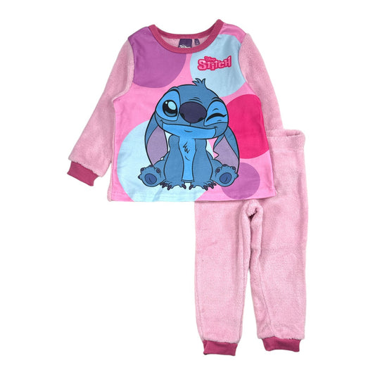 Pyjama Fille Lilo & Stitch - 3A Fille - Enfant - Rose clair - 100% Polyester - TrendyFlair