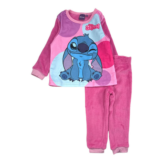 Pyjama Fille Lilo & Stitch - 3A Fille - Enfant - Rose - 100% Polyester - TrendyFlair