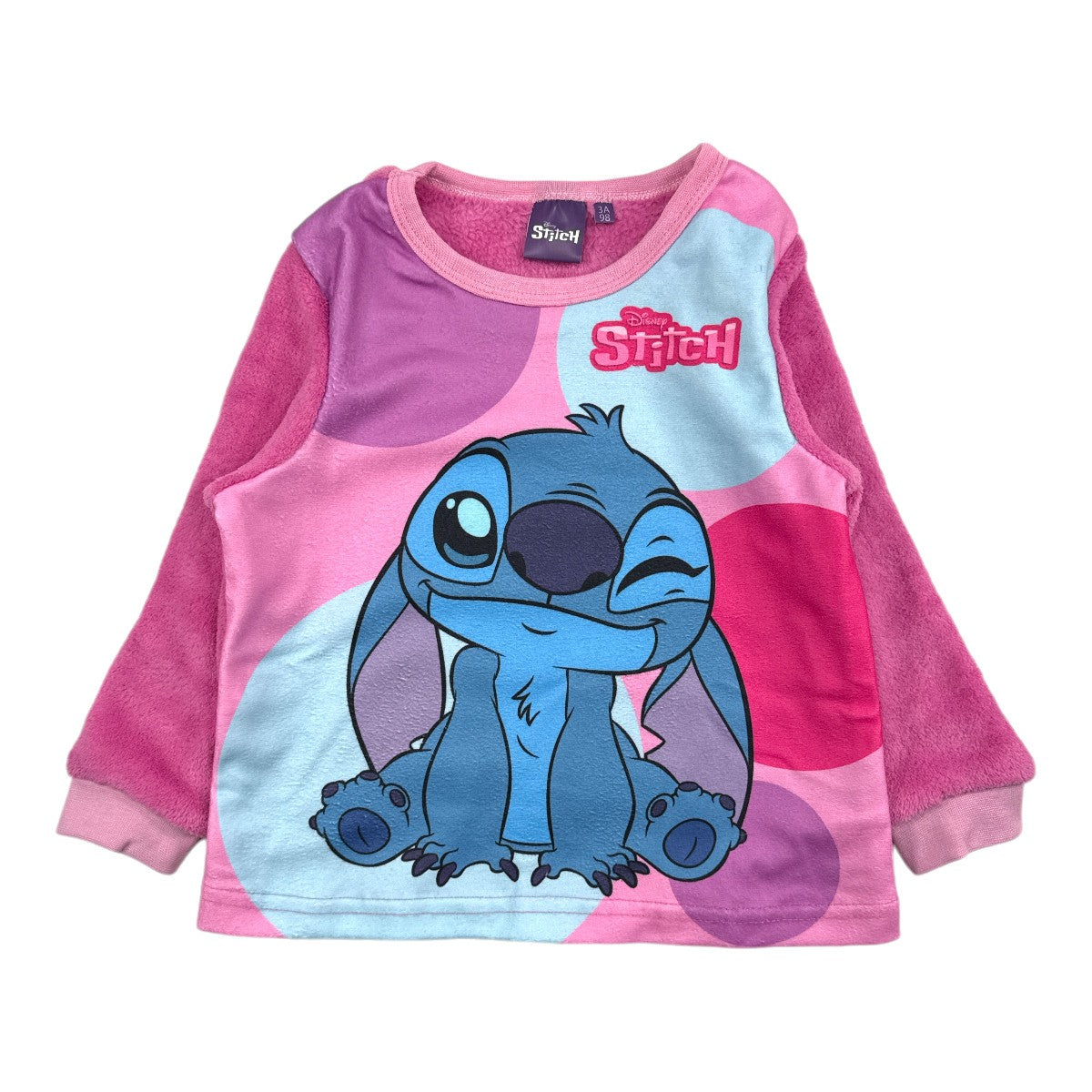Pyjama Fille Lilo & Stitch - 3A Fille - Enfant - Rose - 100% Polyester - TrendyFlair
