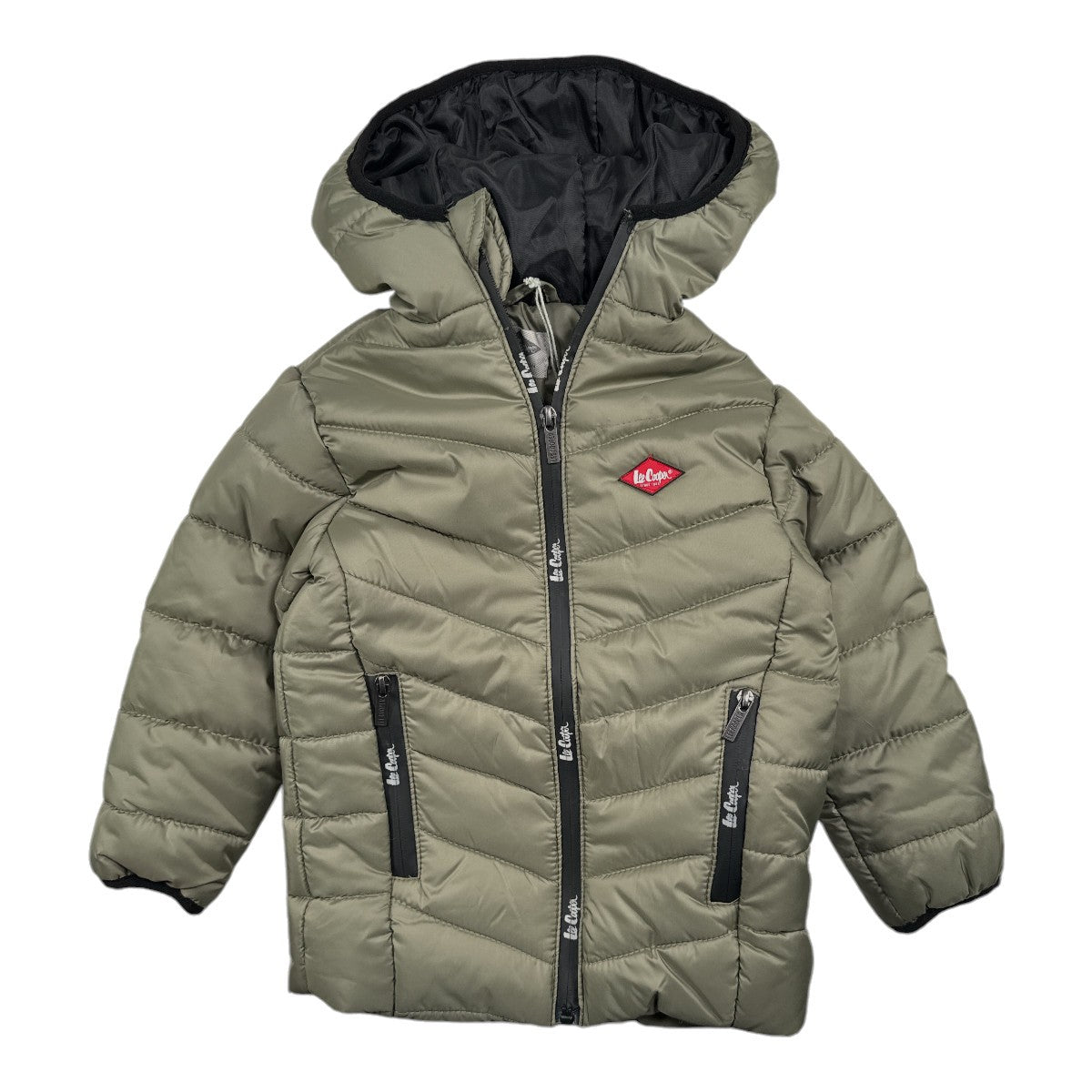 Parka garçon Lee Cooper - 4A Garçon - Enfant - Kaki - 100% Polyester - TrendyFlair