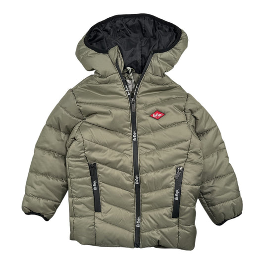 Parka garçon Lee Cooper - 4A Garçon - Enfant - Kaki - 100% Polyester - TrendyFlair