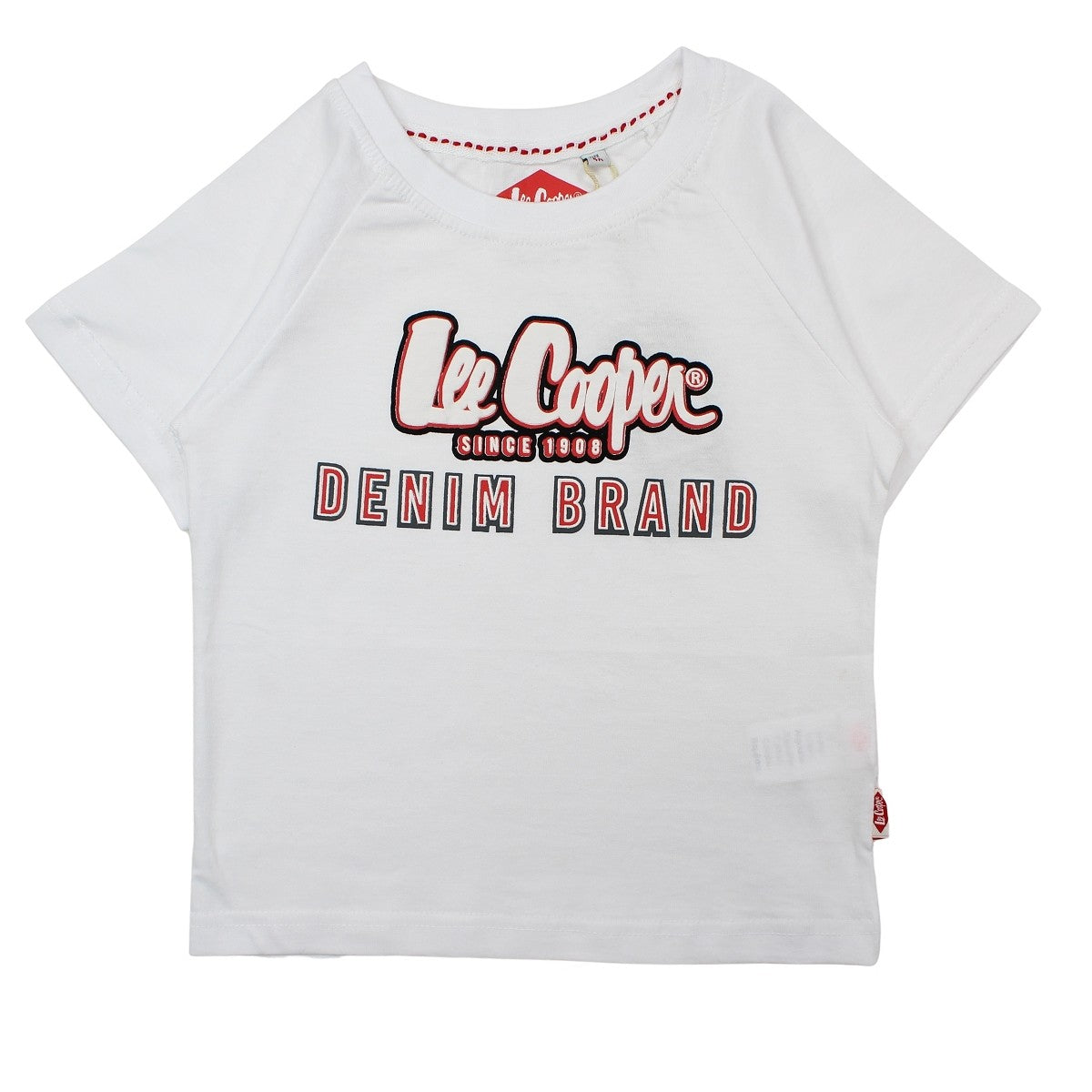 T-Shirt Lee Cooper - 6A Garçon - Enfant - Blanc - 100 % Coton - 150 GSM - TrendyFlair
