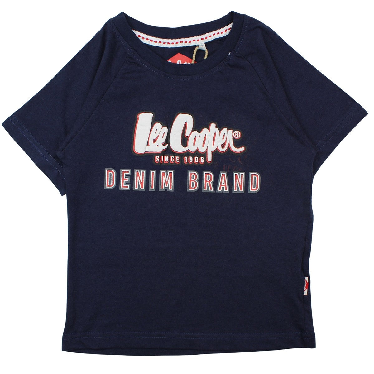 T-Shirt Lee Cooper - 6A Garçon - Enfant - Marine - 100 % Coton - 150 GSM - TrendyFlair