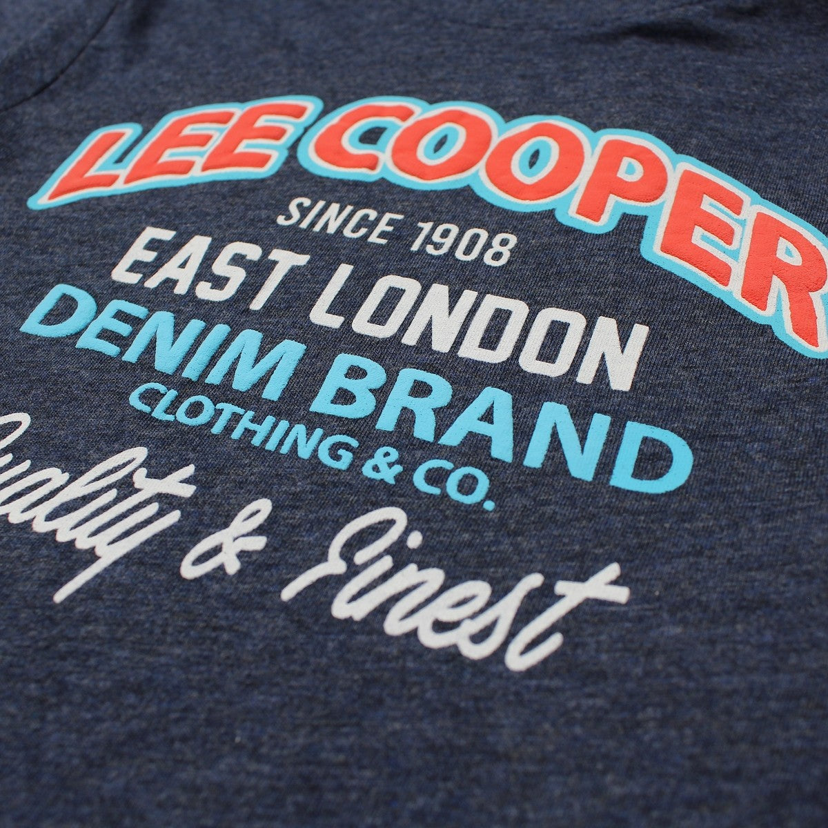 T-Shirt Lee Cooper - 6A Garçon - Enfant - Marine - 100 % Coton - 150 GSM - TrendyFlair