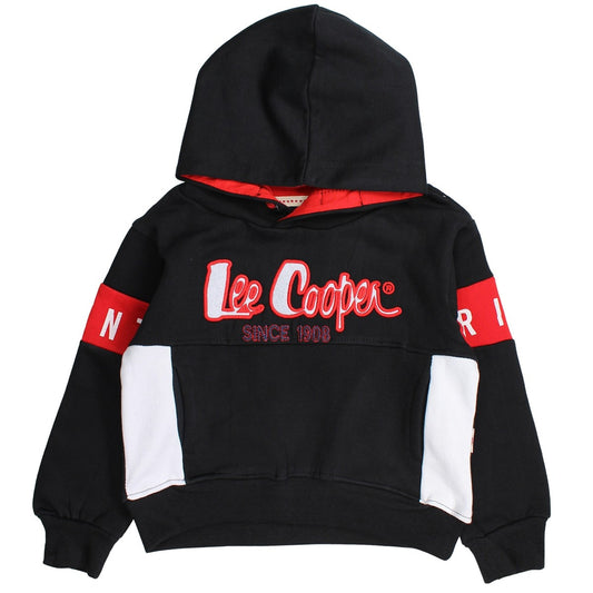 Sweat capuche Lee Cooper - 4A Garçon - Enfant - Noir - 60 % Coton - 40 % Polyester - Gris: 90 % Coton - 10 % viscose - TrendyFlair