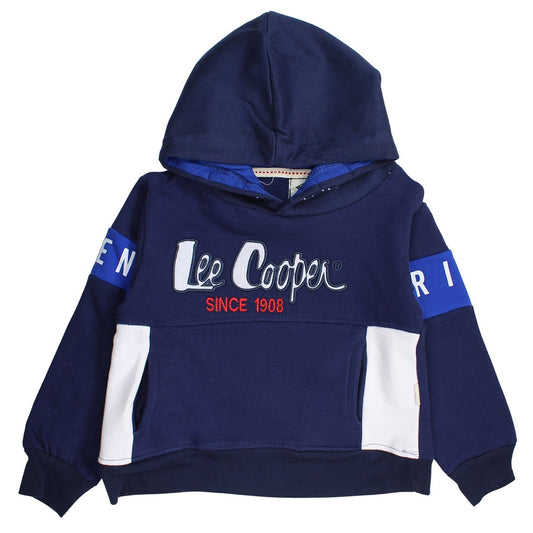 Sweat capuche Lee Cooper - 4A Garçon - Enfant - Marine - 60 % Coton - 40 % Polyester - Gris: 90 % Coton - 10 % viscose - TrendyFlair
