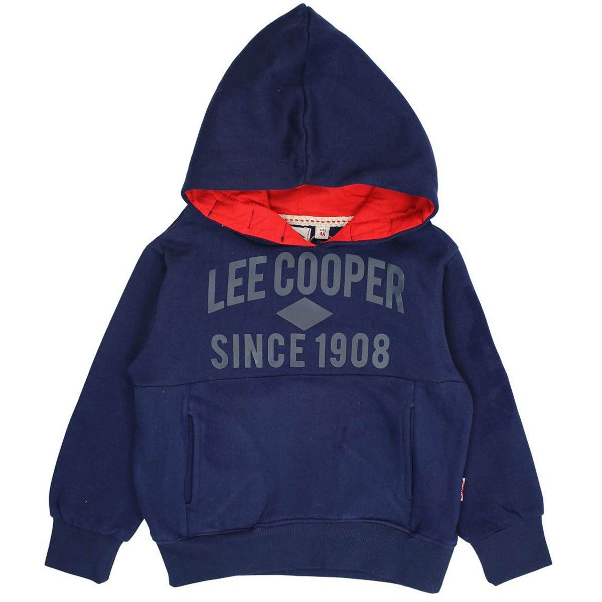 Sweat capuche Lee Cooper - 4A Garçon - Enfant - Marine - 60 % Coton - 40 % Polyester - TrendyFlair