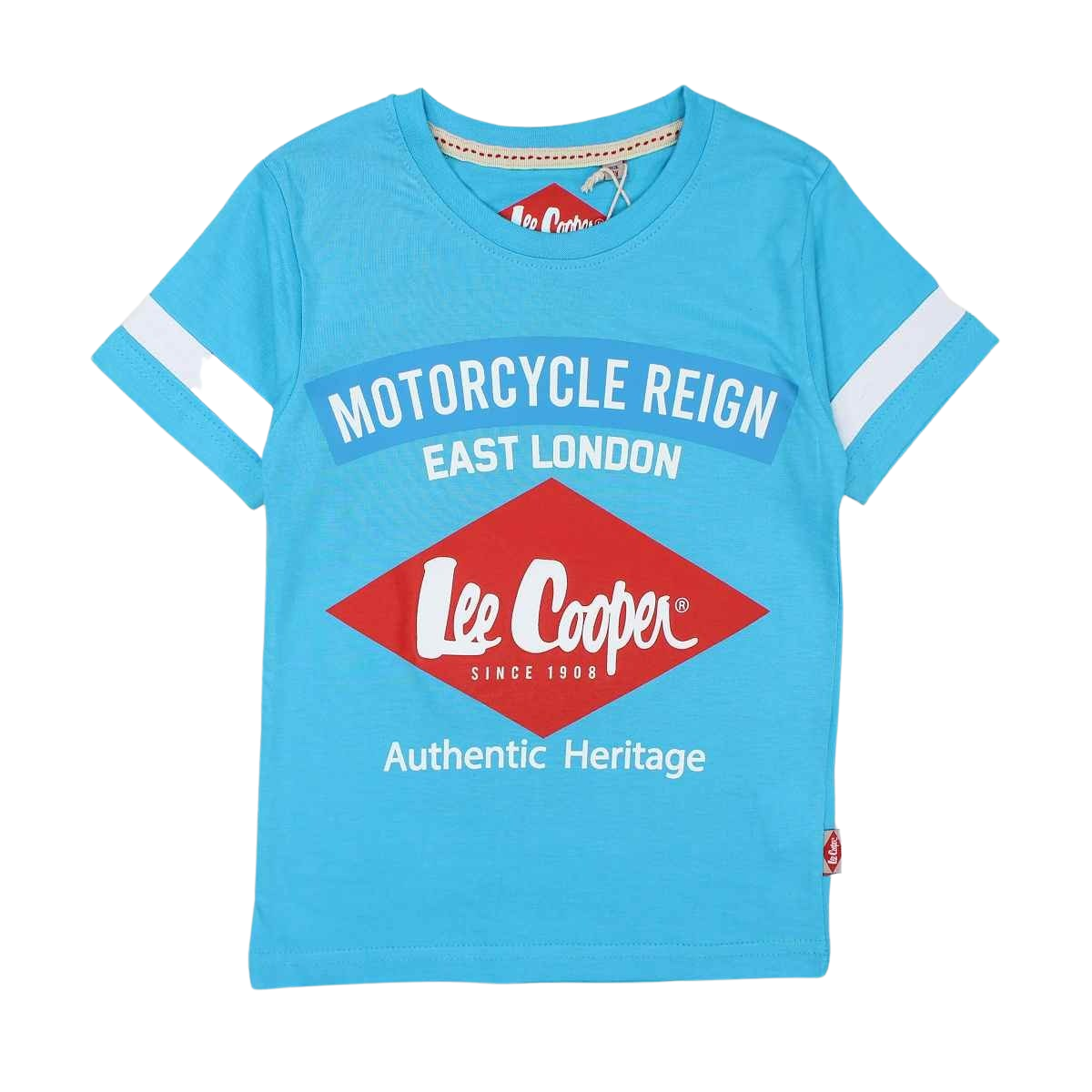 Ensemble Lee Cooper - 4A Garçon - Enfant - Bleu - 100 % Coton - Short gris: 95 % Coton - 5 % viscose - TrendyFlair