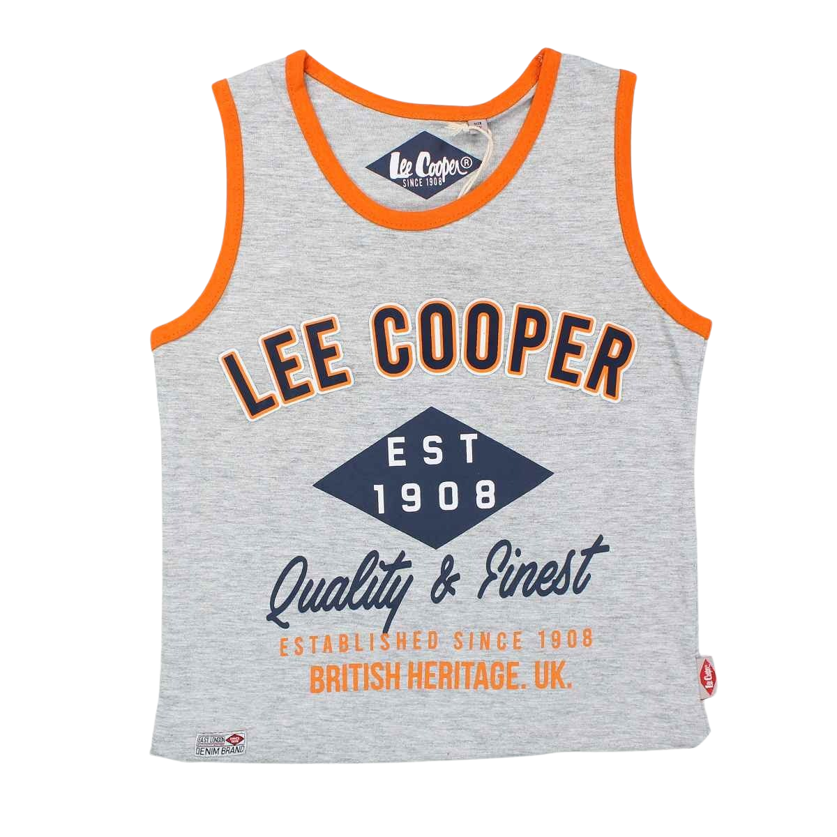 Ensemble Lee Cooper - 4A Garçon - Enfant - Gris - 100 % Coton - T-Shirt gris: 95 % Coton - 5 % viscose - TrendyFlair