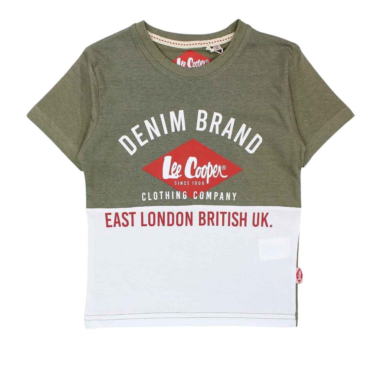 Ensemble Lee Cooper - 4A Garçon - Enfant - Kaki - 100 % Coton - 160 gsm - TrendyFlair