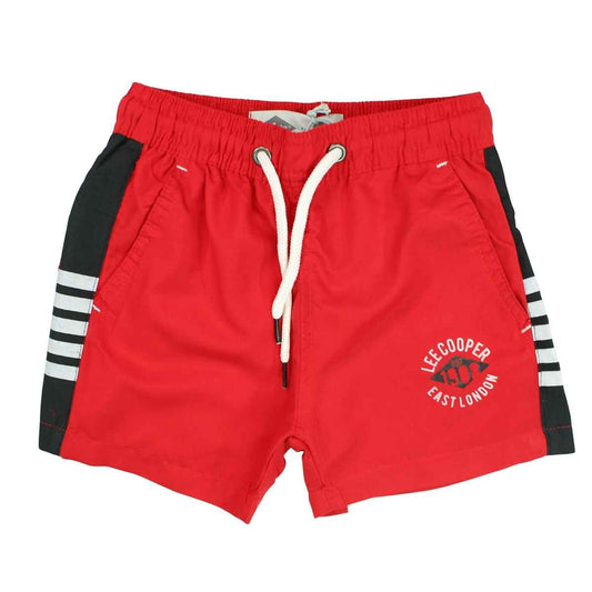 Short Lee Cooper - 4A Garçon - Enfant - Rouge - 100 % Polyester - TrendyFlair