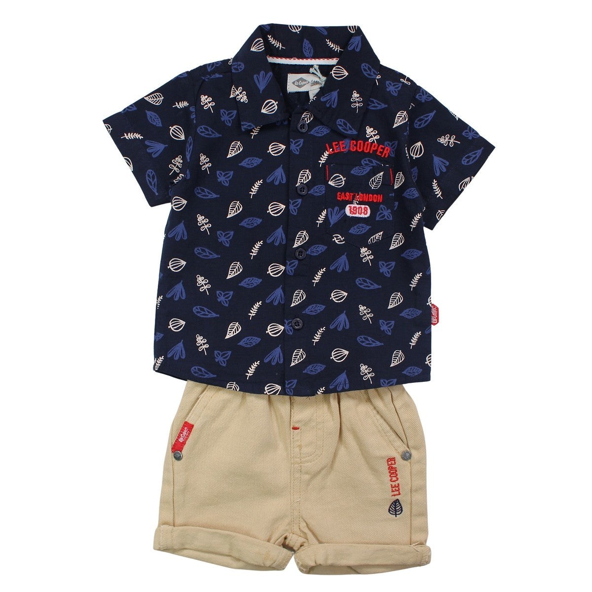 Ensemble bebe Lee Cooper - 12M Bébé Garçon - Enfant - Marine - 100 % Coton - TrendyFlair