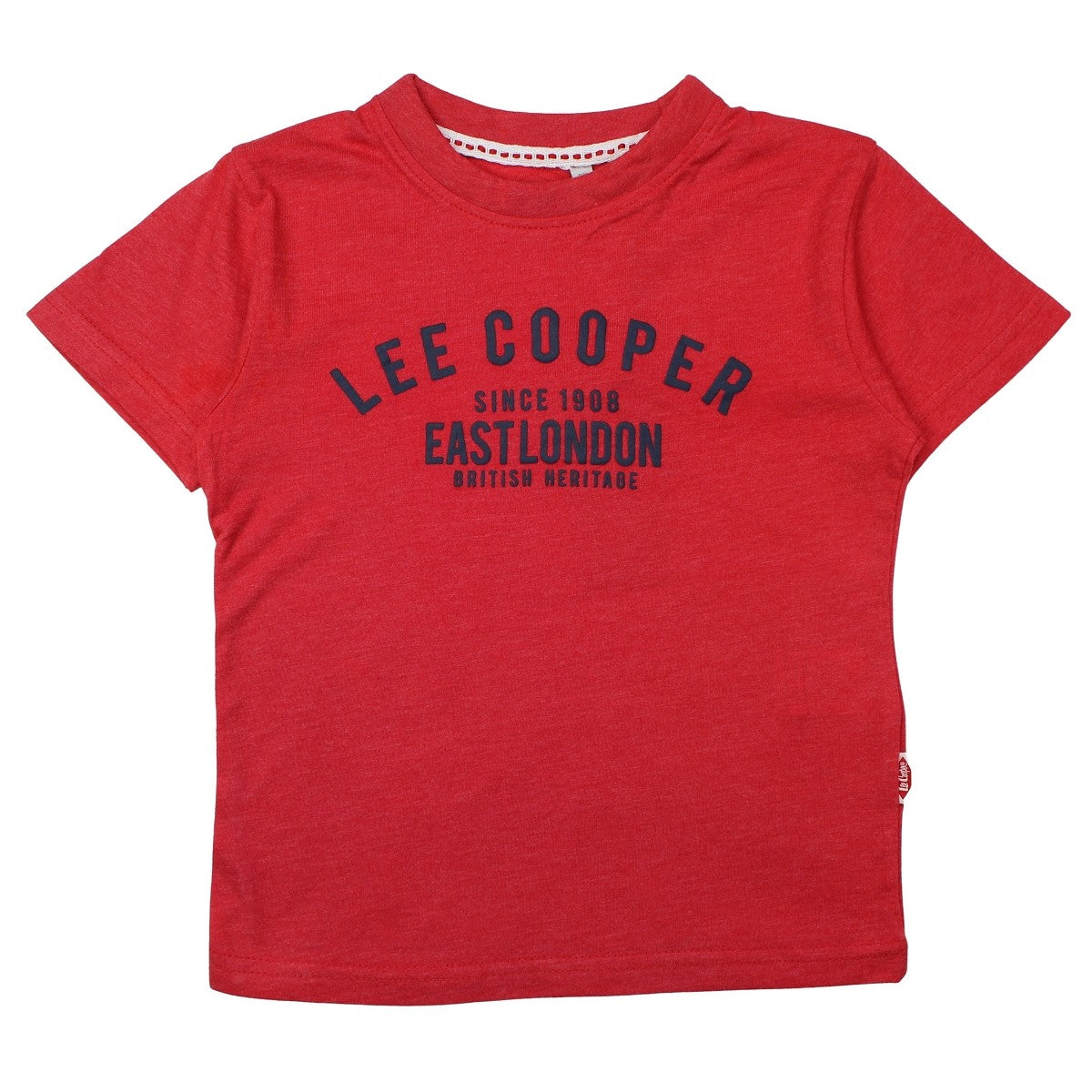 T-Shirt Lee Cooper - 6A Garçon - Enfant - Rouge - 100 % Coton - 150 GSM - TrendyFlair