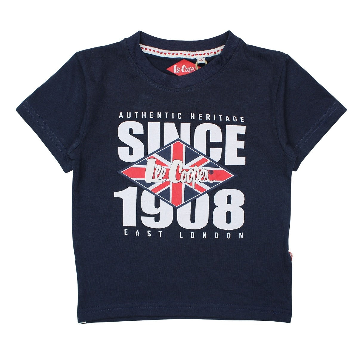 T-Shirt Lee Cooper - 6A Garçon - Enfant - Marine - 100 % Coton - 150 GSM - TrendyFlair
